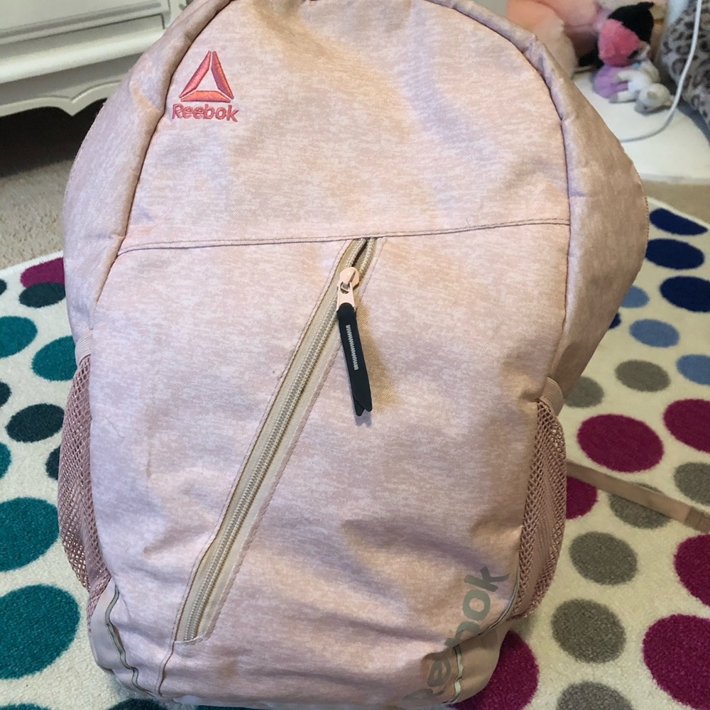 Reebok pink backpack